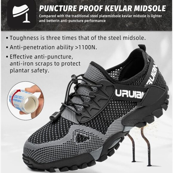 BNWT Furuian Safety Shoes - Picture 2 of 13